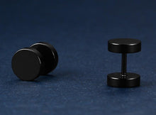 Load image into Gallery viewer, Double Sided Round Bolt Earrings - SexyBling
