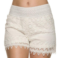 Load image into Gallery viewer, Floral Lace Crochet Mini Shorts - SexyBling