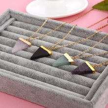 Load image into Gallery viewer, Geometric Stone Necklace - SexyBling