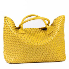 Load image into Gallery viewer, High Quality PU Leather Designer Woven Shoulder Bag - SexyBling