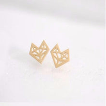 Load image into Gallery viewer, Simple Origami Fox Earrings - SexyBling