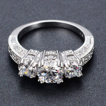 Load image into Gallery viewer, New Silver Crystal Wedding Ring for Women - SexyBling