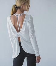 Load image into Gallery viewer, Quick Dry Reverse Drape Gym Top - SexyBling