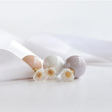 Load image into Gallery viewer, Pearl Flower Earrings For Women - SexyBling