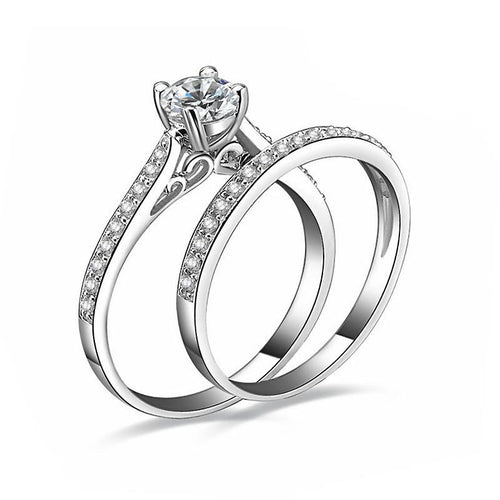Charm Silver Wedding Ring for Women - SexyBling