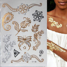 Load image into Gallery viewer, Metallic Waterproof Temporary Tattoo - SexyBling