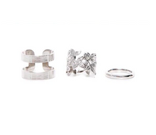 Load image into Gallery viewer, Hot Vintage Punk Style Metal Midi Rings - SexyBling